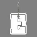 Zippy Clip & Capital Letter "E" Tag